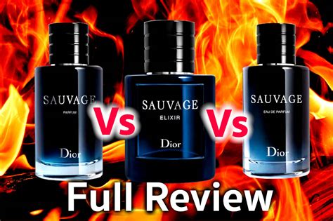 dior sauvage vs sauvage eau de parfum